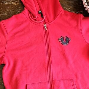 True Religion Kids Bright Pink Zip-Up Hoodie